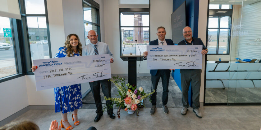 America First Credit Union marks Desert Color Branch opening with $10,000 in community donations